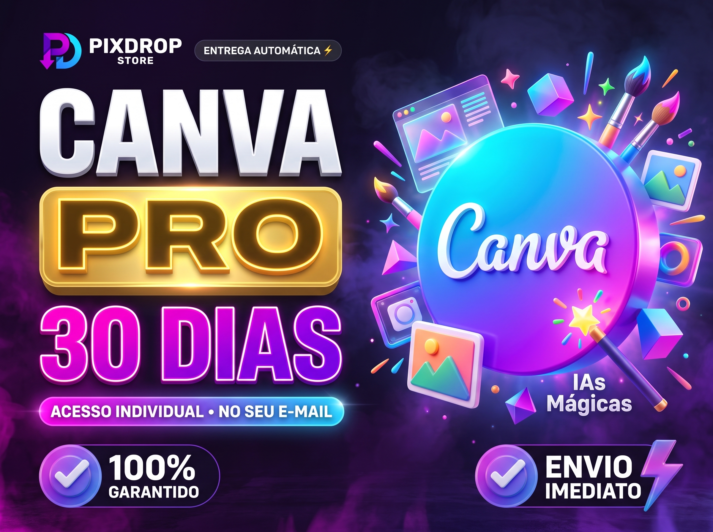 Canva Pro 30 Dias